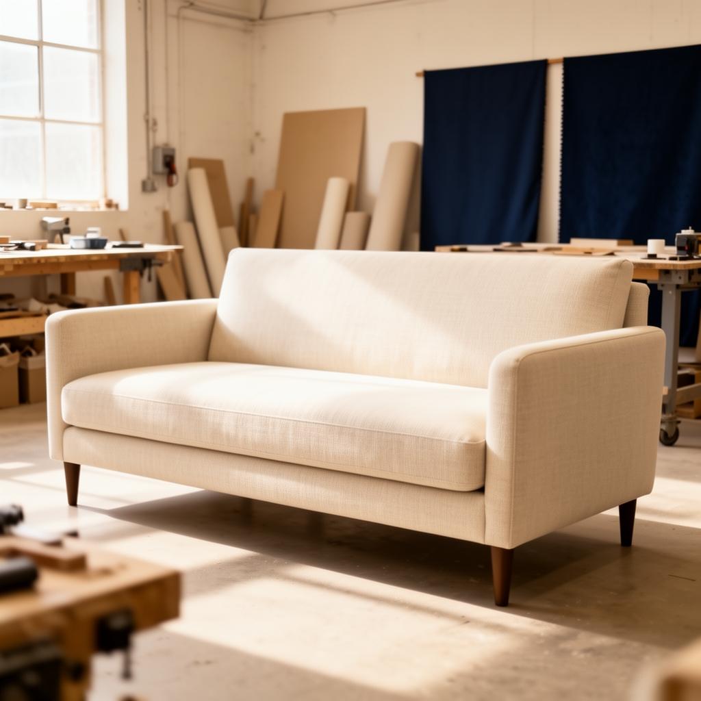 Sofa premium hasil service Service Sofa Hamka